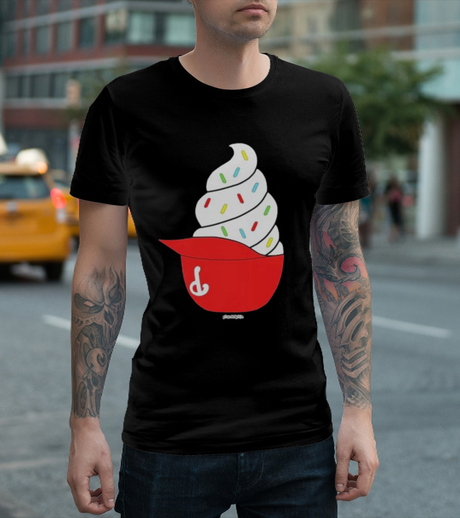 Phillies Ice Cream Helmet Swirl with Sprinkles T-Shirt