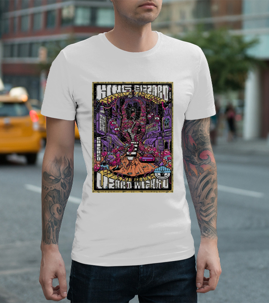 King Gizzard And The Lizard Wizard Chicago The Salt Shed T-Shirt