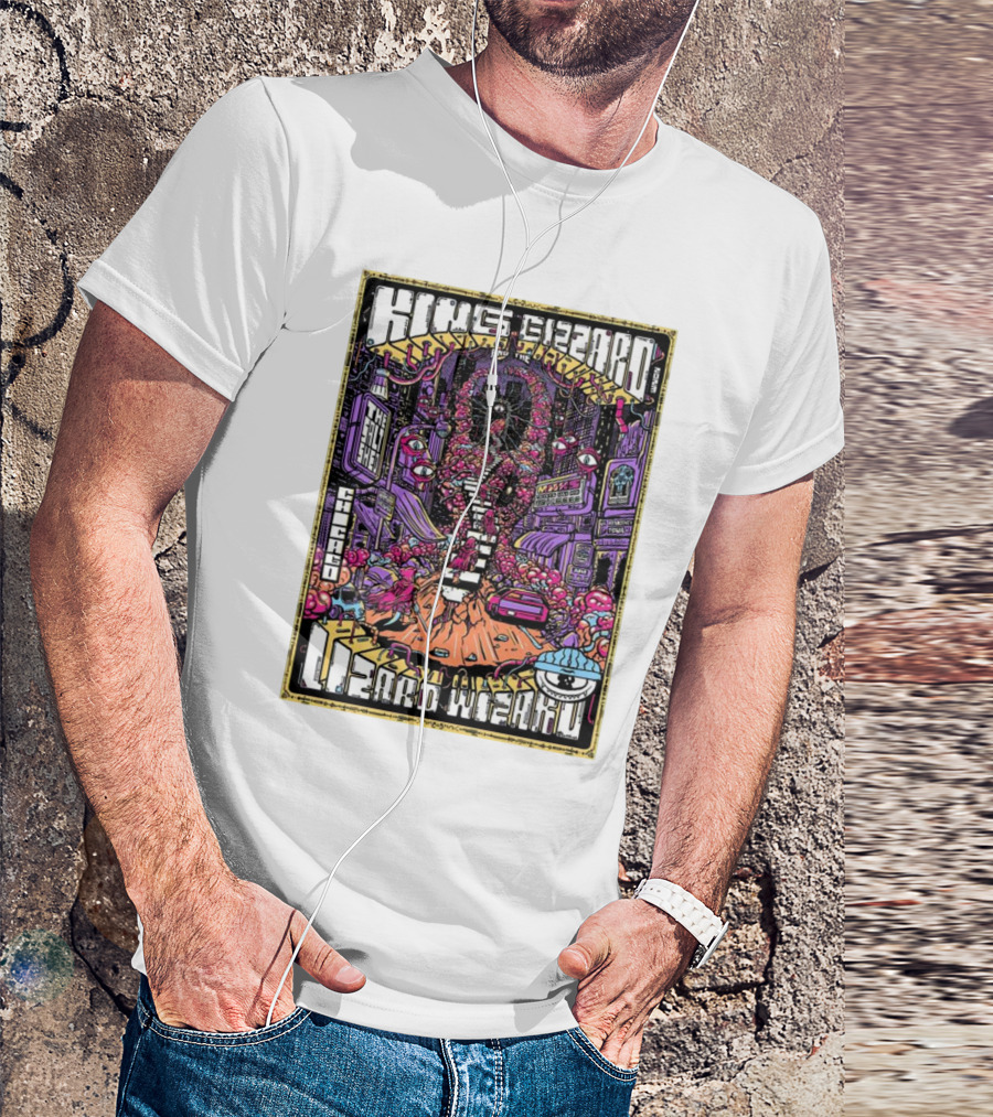 King Gizzard And The Lizard Wizard Chicago The Salt Shed T-Shirt