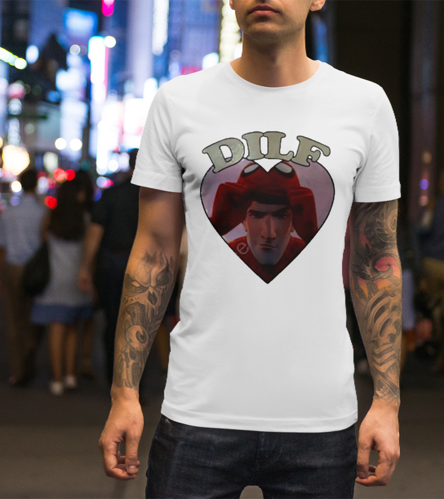 DILF Peter Mustardyardpress Merch Spider Cap Heart T-Shirt