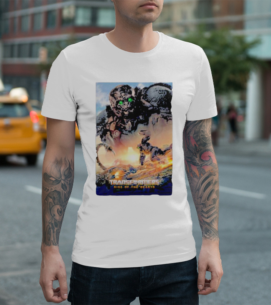 Optimus Primal Transformers Rise of the Beasts Movie T-Shirt