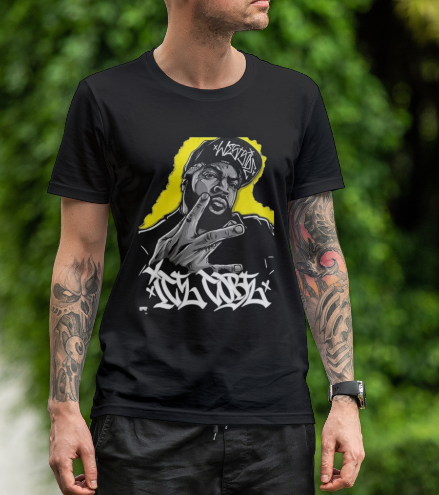 Ice Cube Westside Hand Gesture Hip Hop T-Shirt