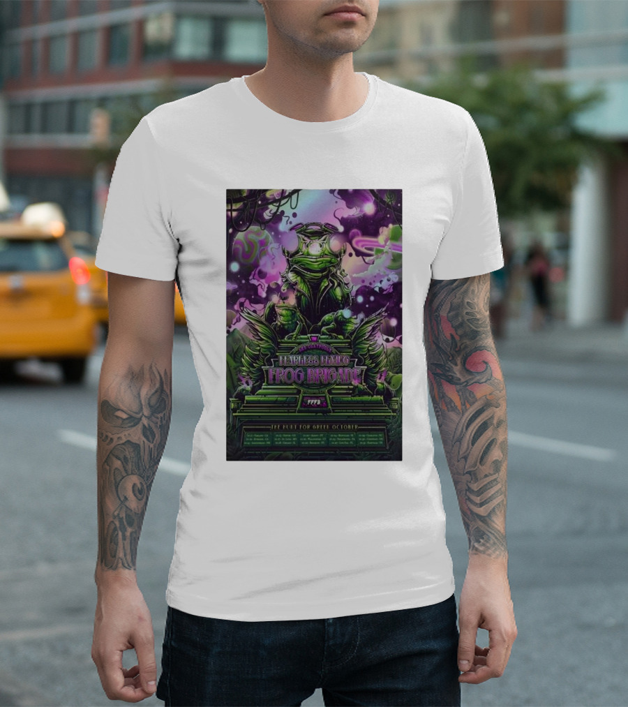 Les Claypool Fearless Flying Frog Brigade The Hunt For Green October T-Shirt