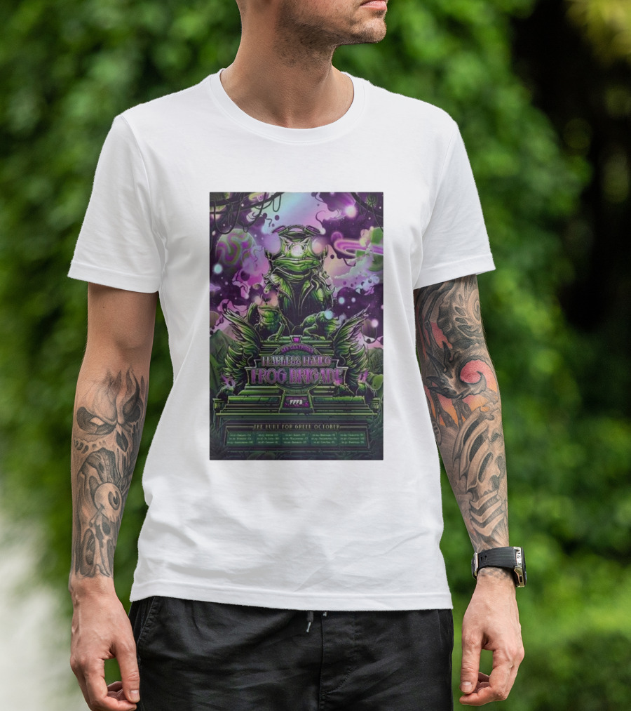 Les Claypool Fearless Flying Frog Brigade The Hunt For Green October T-Shirt