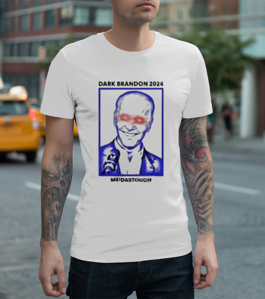 Dark Brandon 2024 Meidastouch Neon Red Eyes T-Shirt