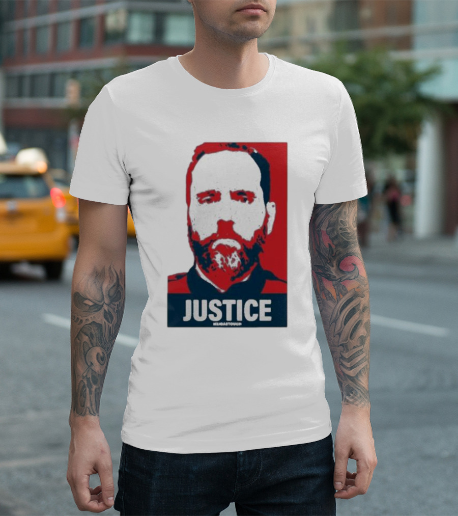 Meidastouch Store Jack Smith Justice Iconic Red and Blue T-Shirt