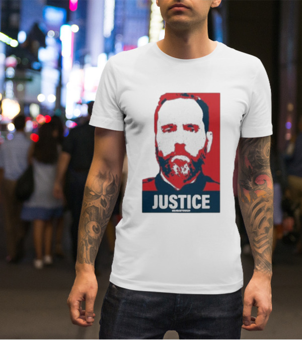 Meidastouch Store Jack Smith Justice Iconic Red And Blue T-Shirt