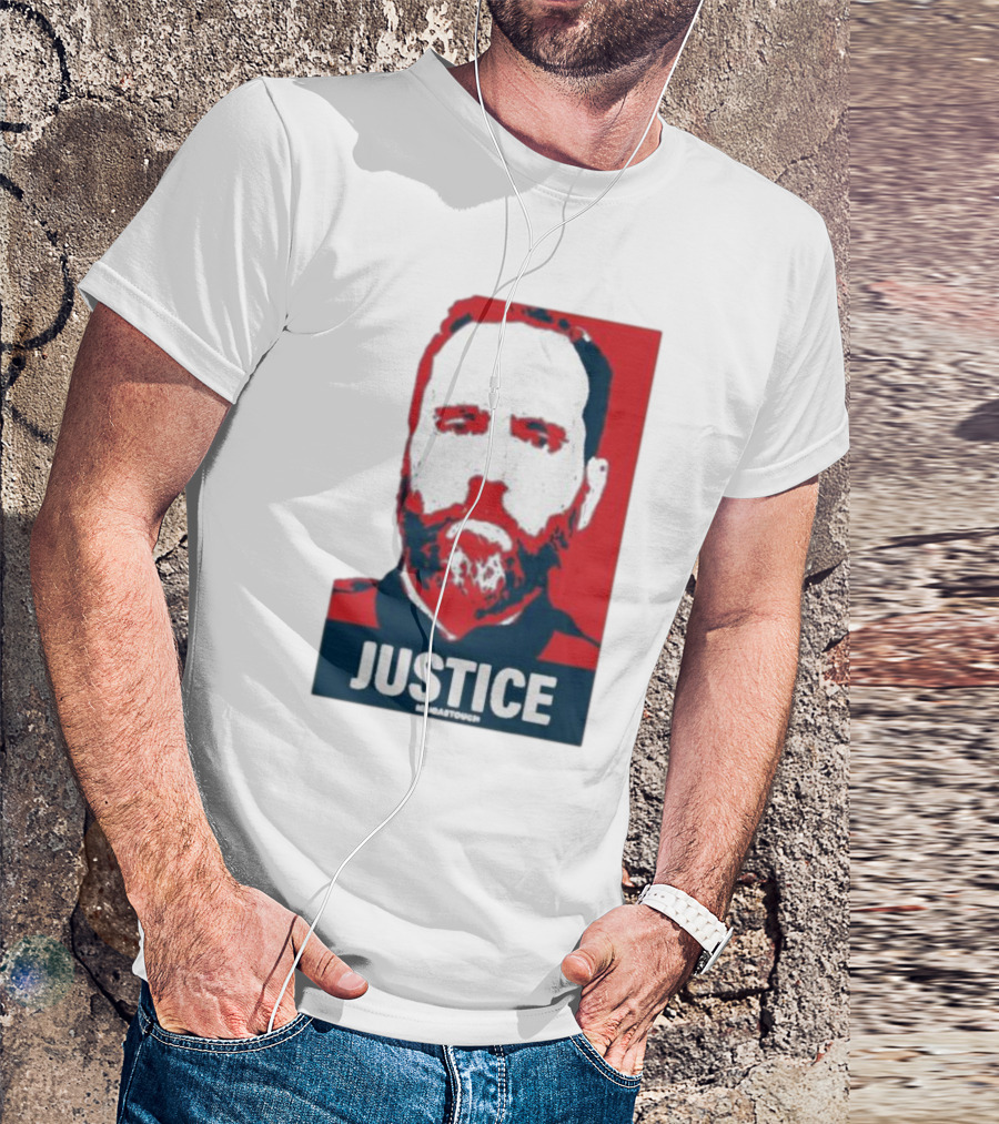 Meidastouch Store Jack Smith Justice Iconic Red And Blue T-Shirt