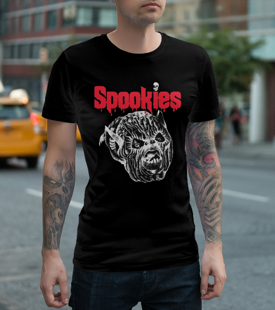 Spookies Terror Vision Creepy Monster Face Horror T-Shirt