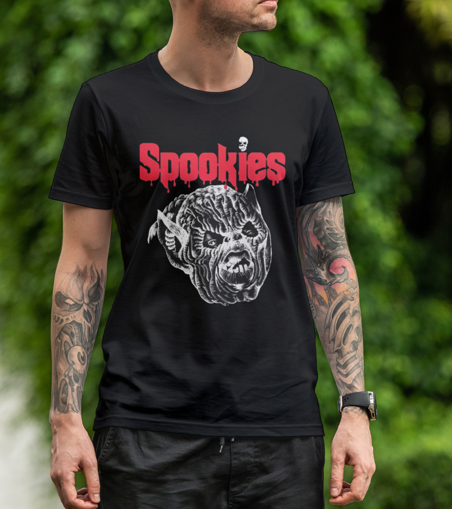 Spookies Terror Vision Creepy Monster Face Horror T-Shirt