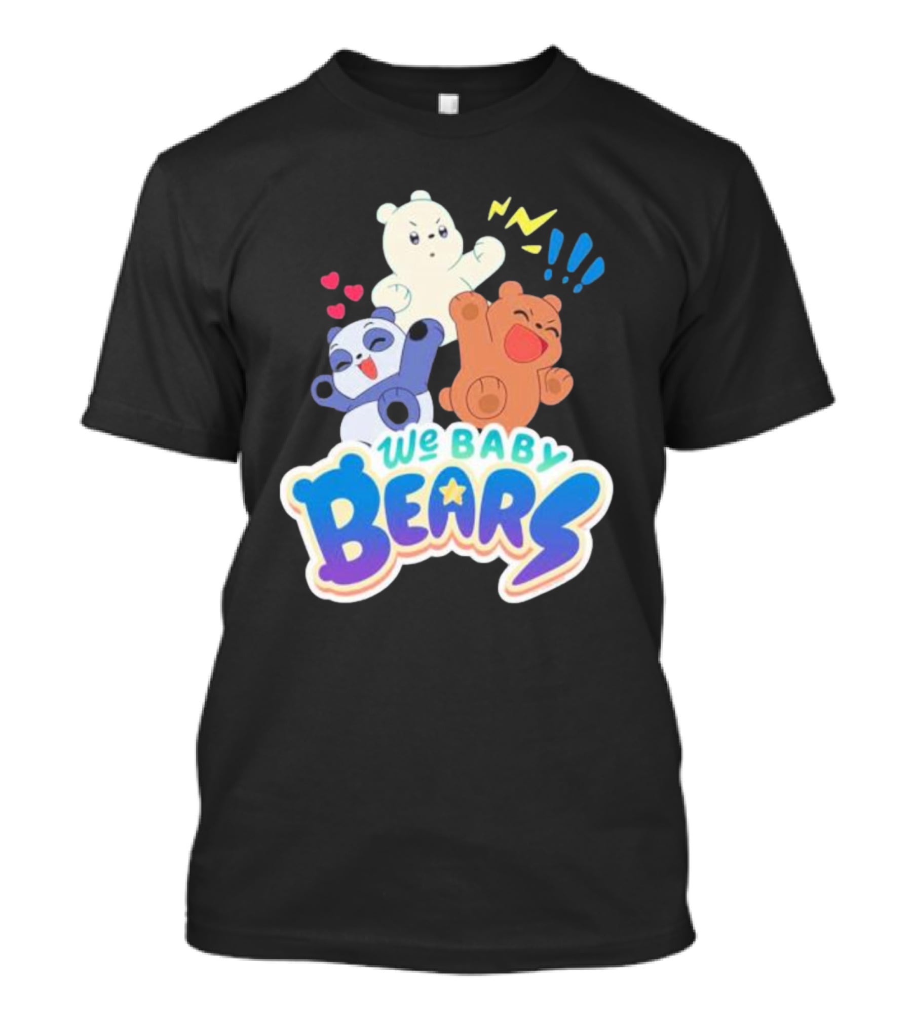 We Baby Bears Trio With Happy Expressions T-Shirt