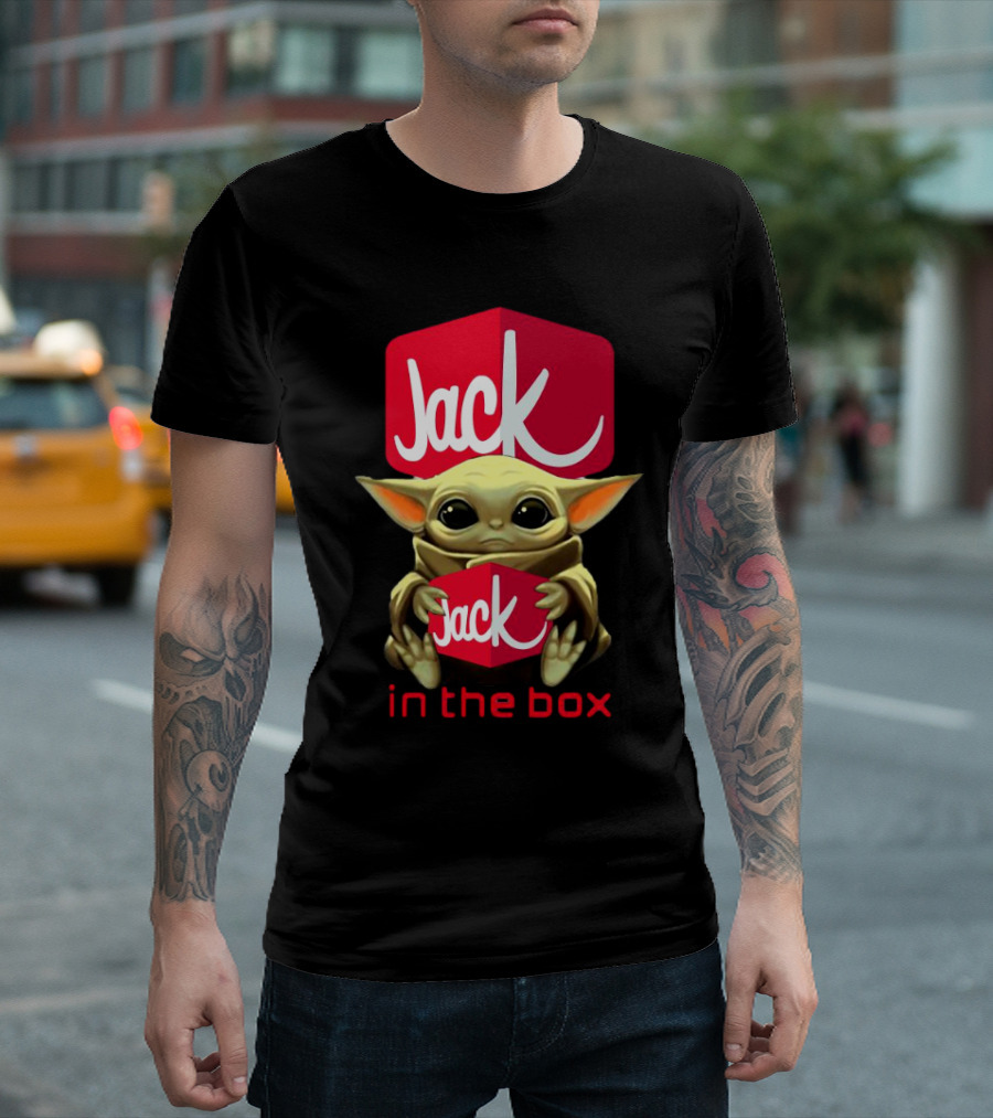 Baby Yoda Embrace Jack In The Box T-Shirt