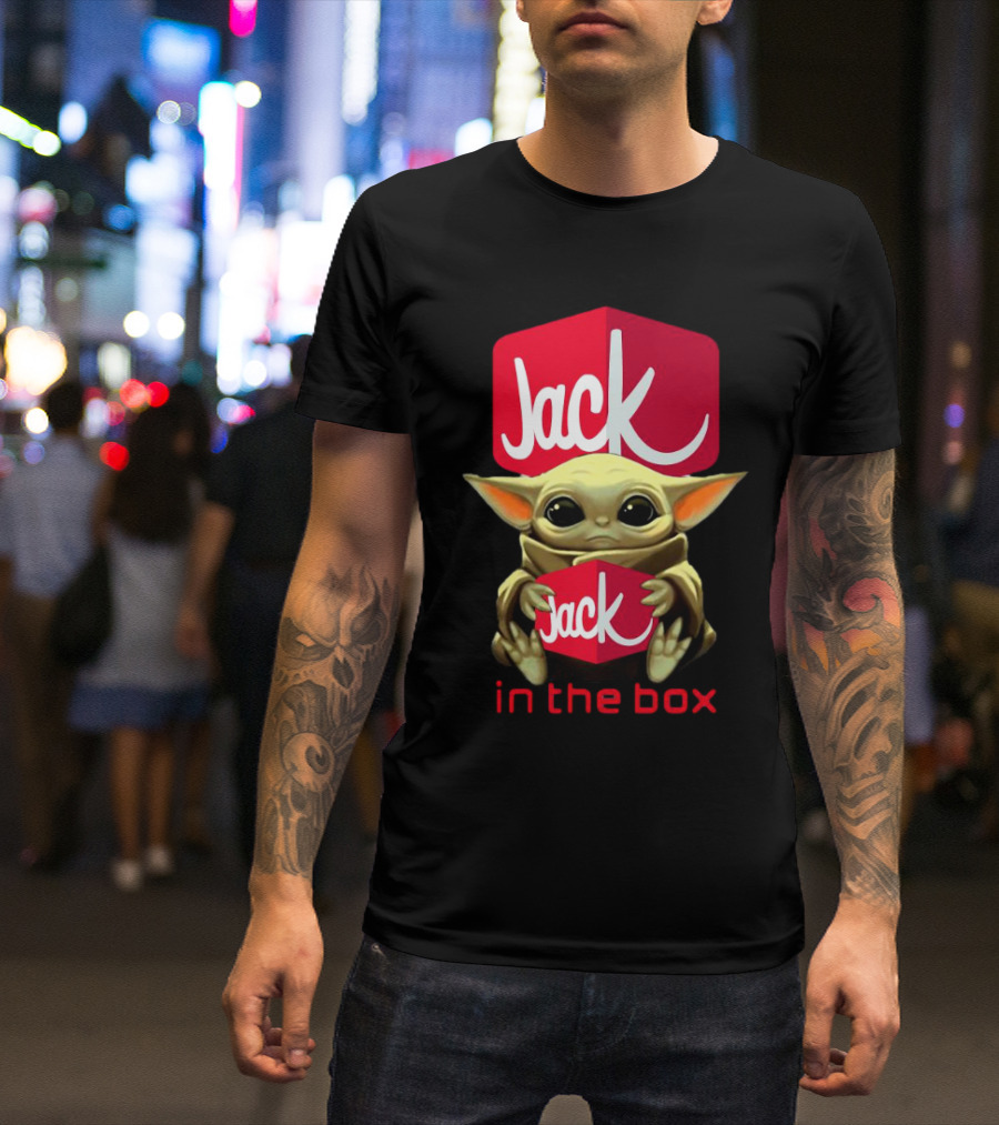 Baby Yoda Embrace Jack In The Box T-Shirt