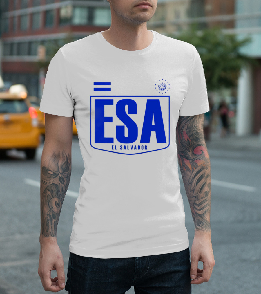 ESA El Salvador Logo Emblem With National T-Shirt