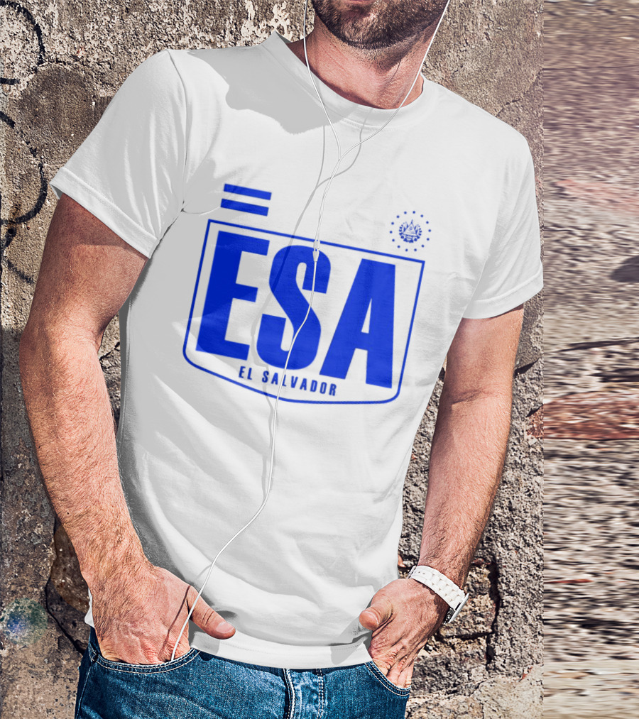ESA El Salvador Logo Emblem With National T-Shirt