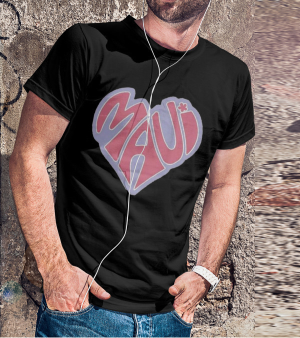 Maui Heart Retro T-Shirt