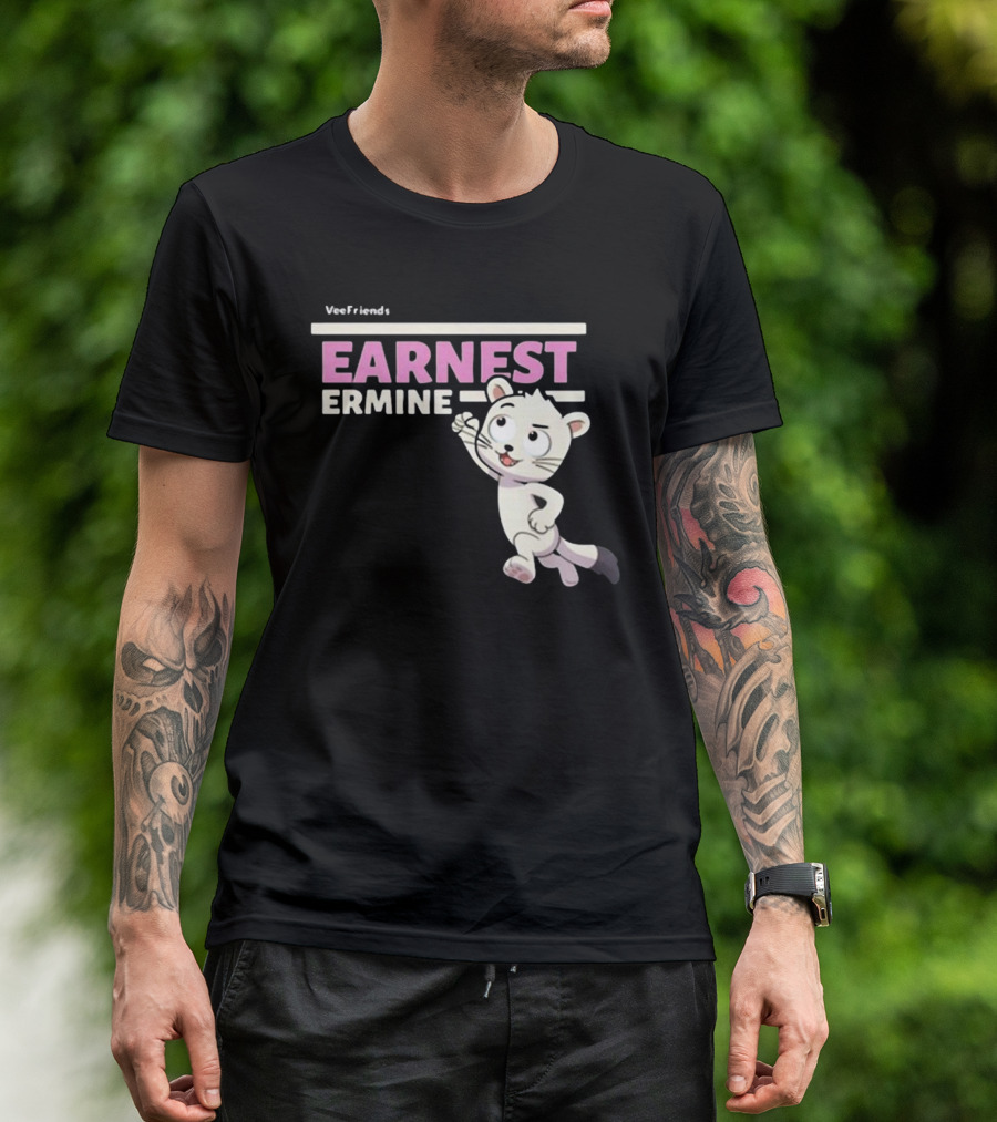 VeeFriends Earnest Ermine Character Comfort T-Shirt