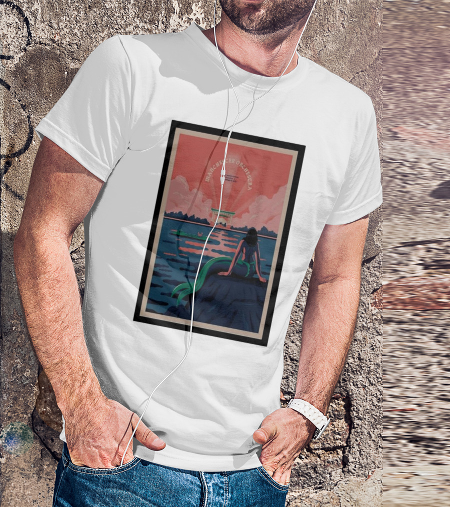 Manchester Orchestra Night Moves Fest November 04 Pensacola Mermaid T-Shirt