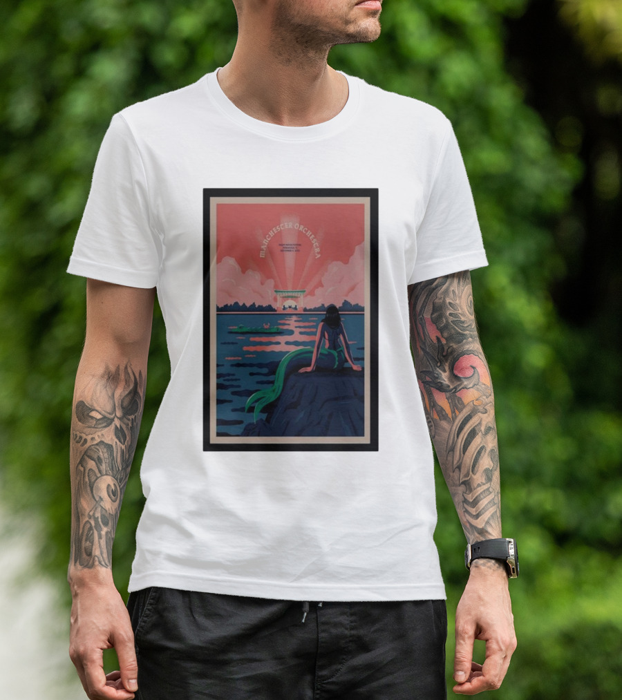 Manchester Orchestra Night Moves Fest November 04 Pensacola Mermaid T-Shirt