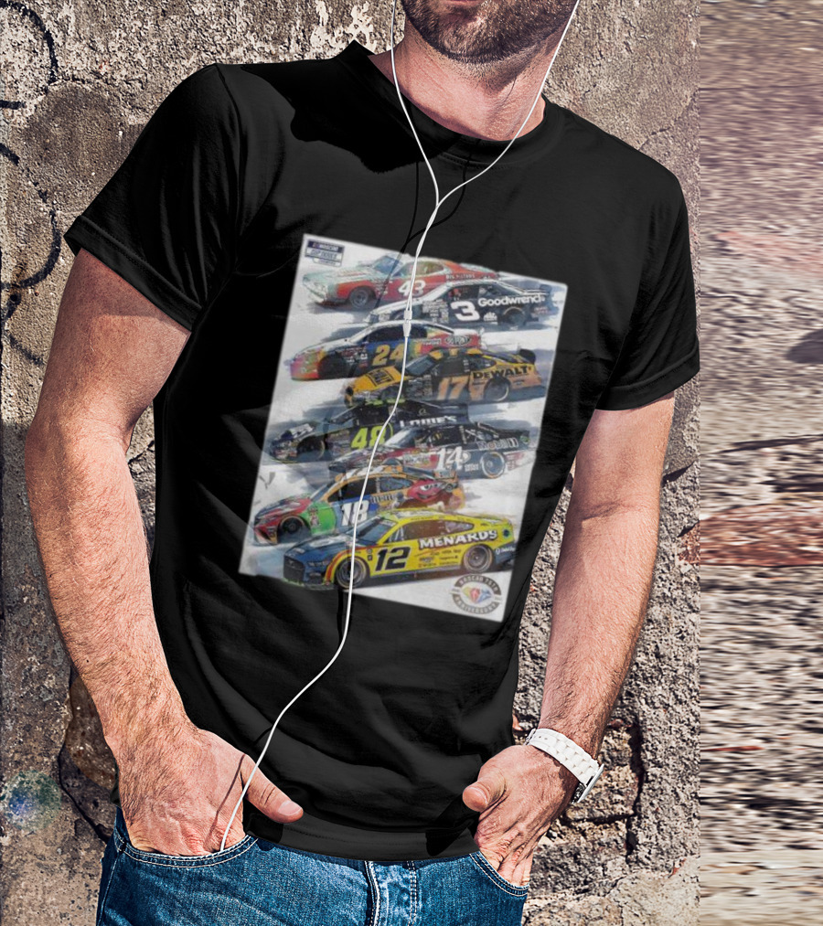NASCAR Champions Cars 75 Years Of Heroes Racing Legends T-Shirt