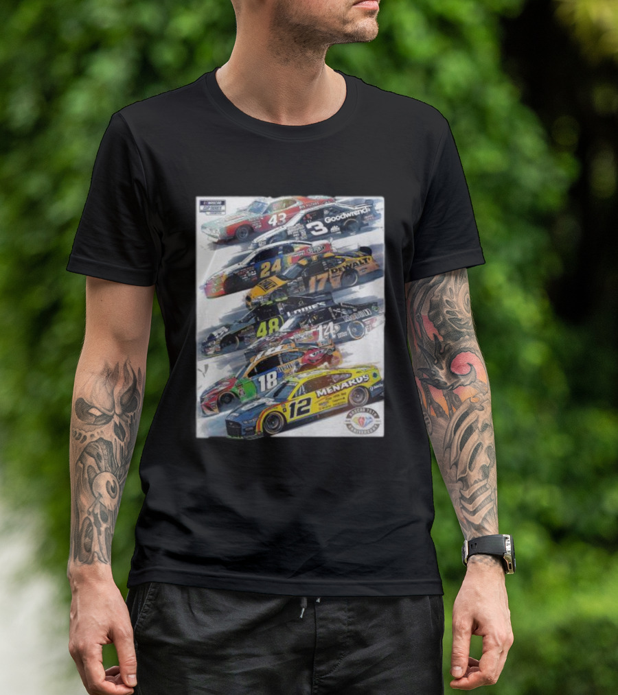 NASCAR Champions Cars 75 Years Of Heroes Racing Legends T-Shirt