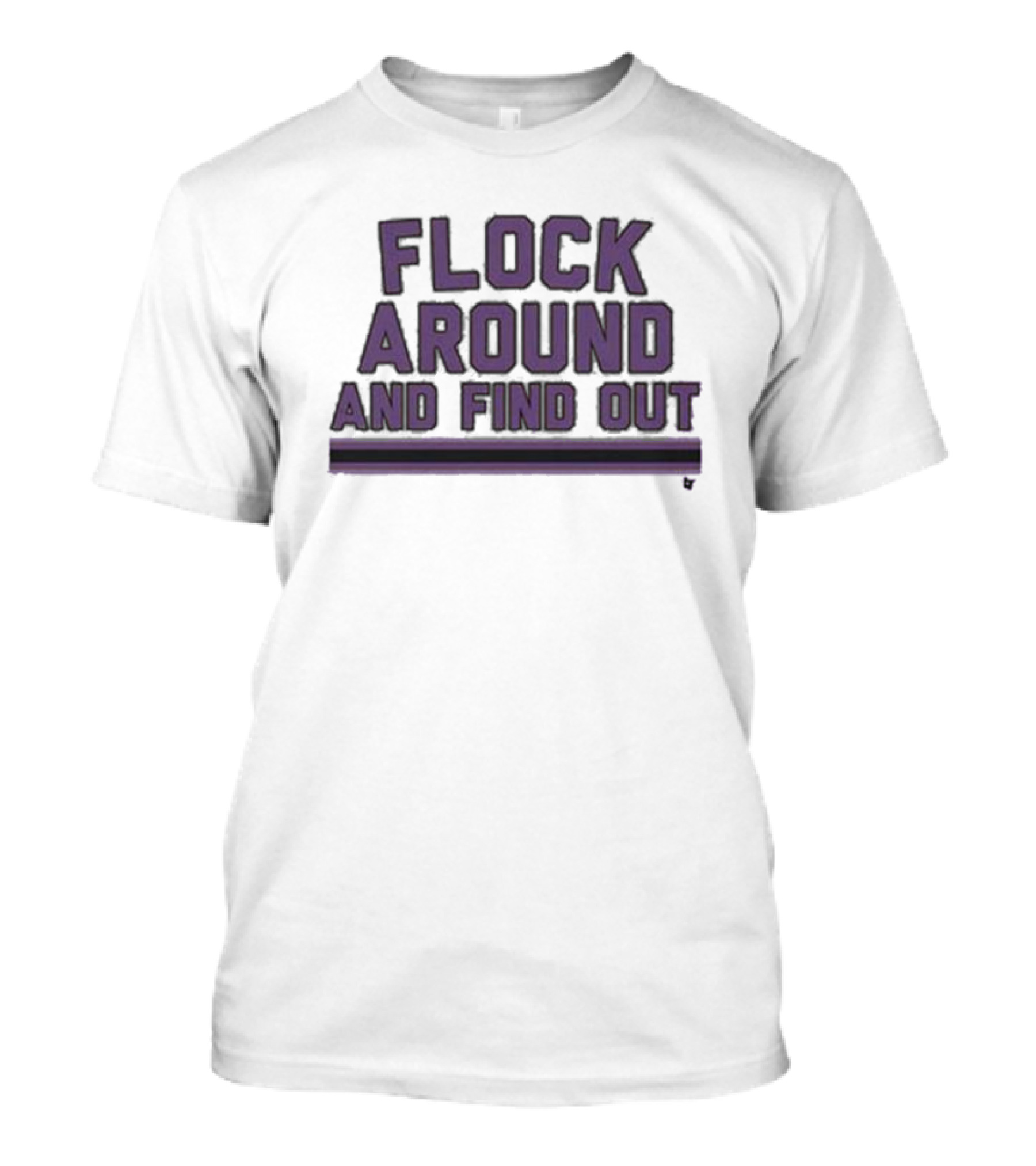 Baltimore Flock Around And Find Out Ravens Fan T-Shirt