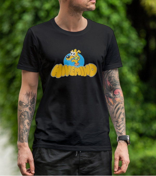 Copes Hivemind French Terry Dog Cartoon T-Shirt