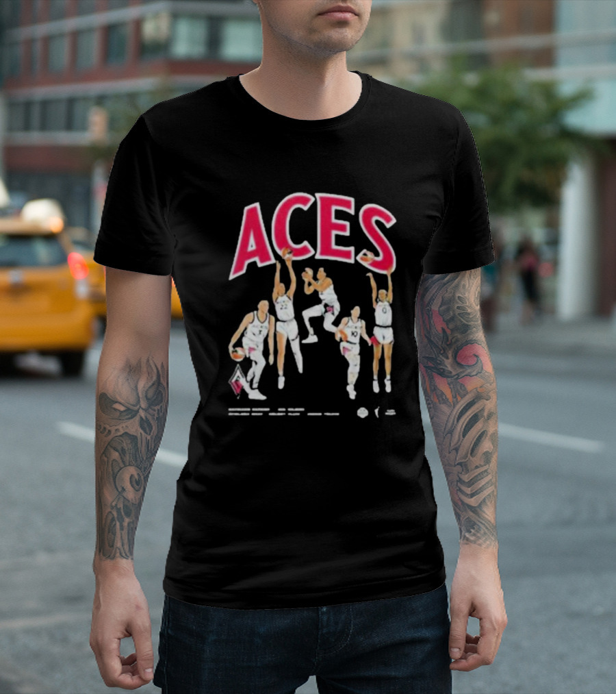 ACEs Basketball Team Players Action T-Shirt