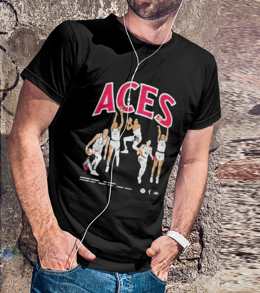 ACEs Basketball Team Players Action T-Shirt