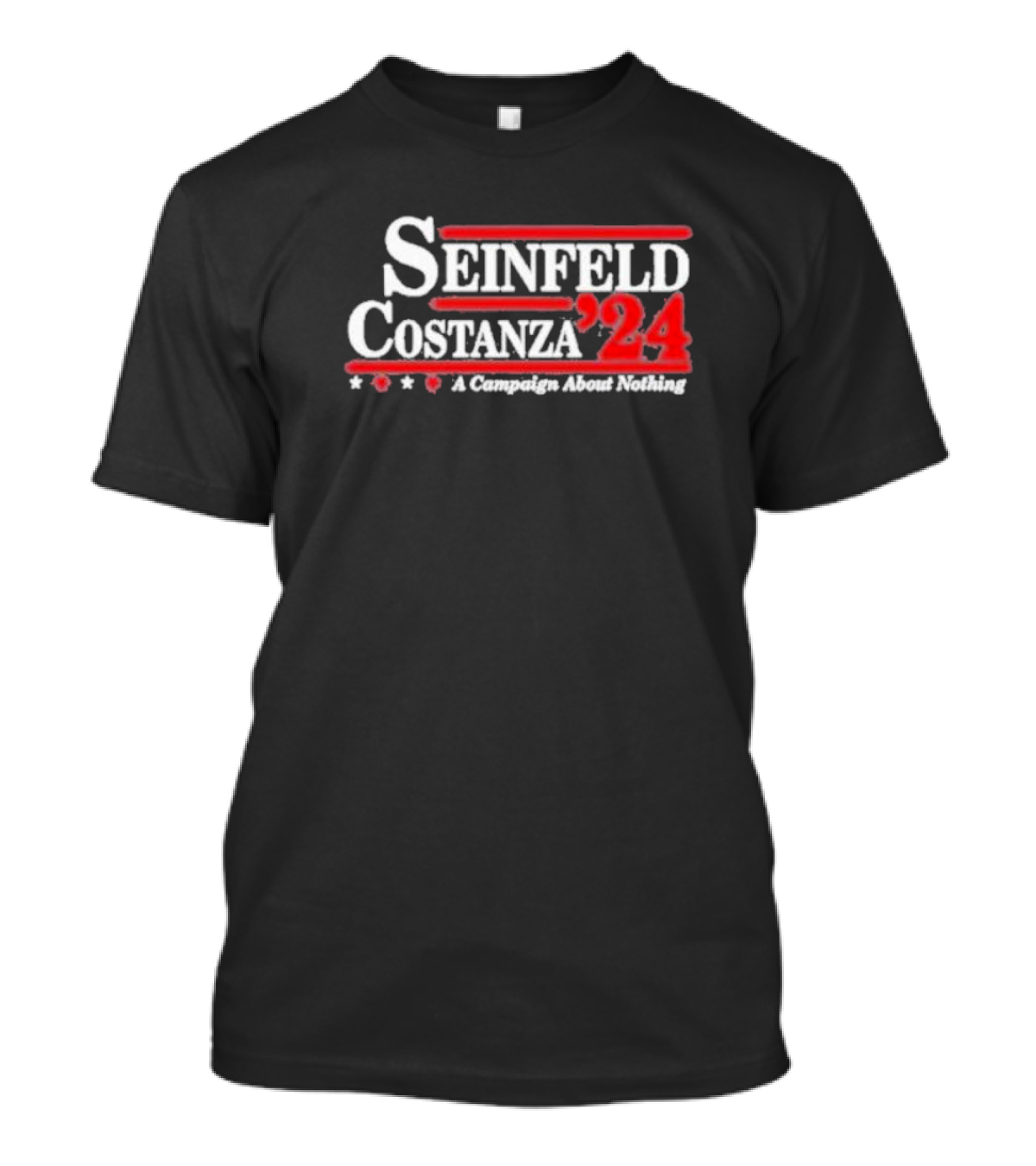 Seinfeld Costanza '24 A Campaign About Nothing Retro Political T-Shirt