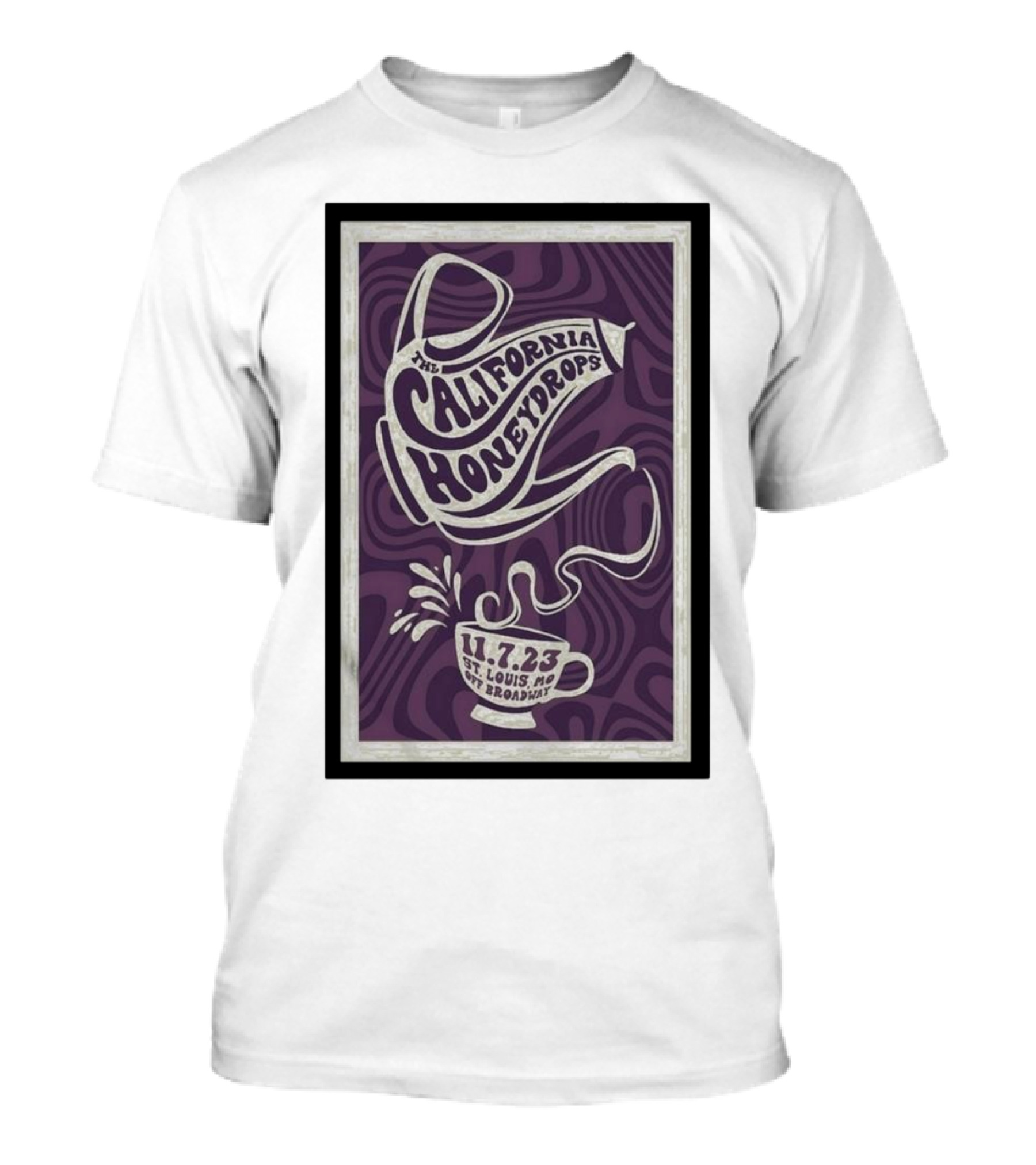 The California Honeydrops St Louis Off Broadway November 7 11.7.23 Psychedelic T-Shirt