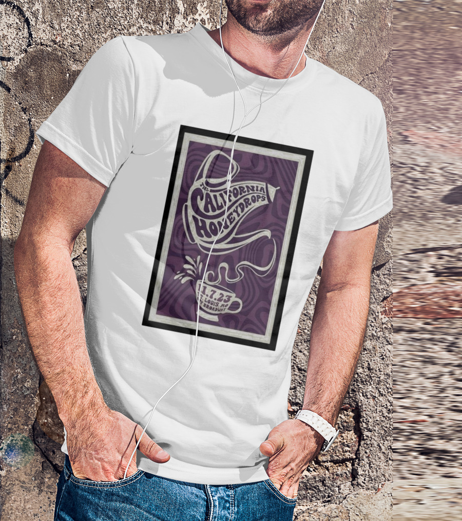 The California Honeydrops St Louis Off Broadway November 7 11.7.23 Psychedelic T-Shirt