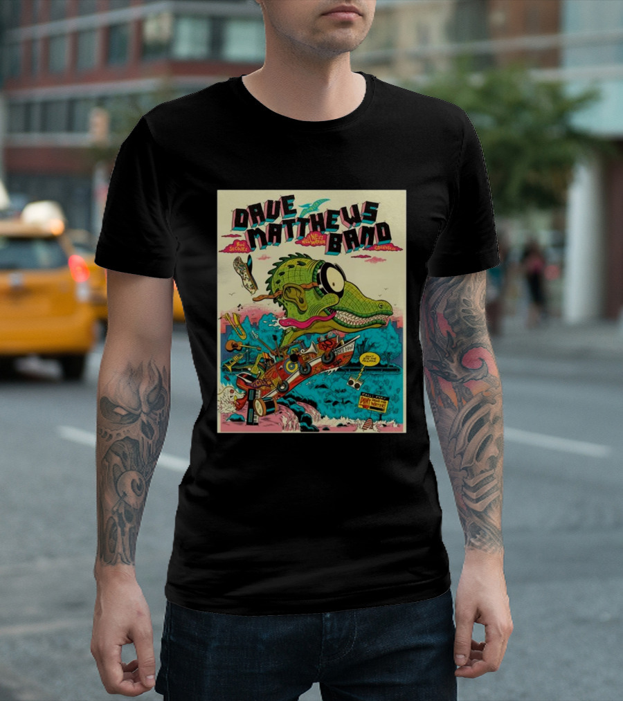 Dave Matthews Band Nov 8 Neenah Wisconsin Tour T-Shirt