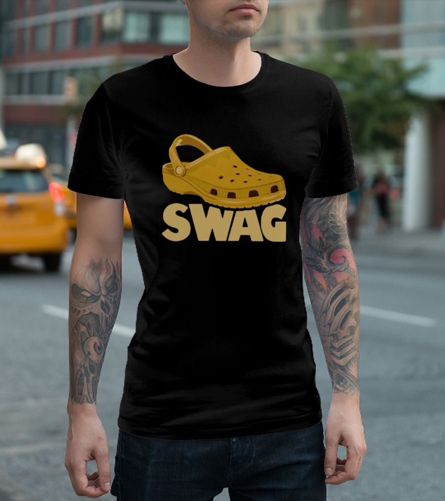 Croc Swag Yellow Clogs T-Shirt