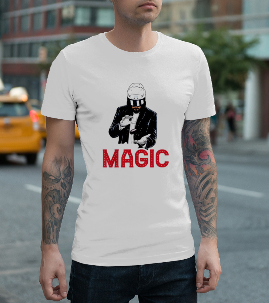New York Rangers Broadway Magic Hockey Illusion T-Shirt