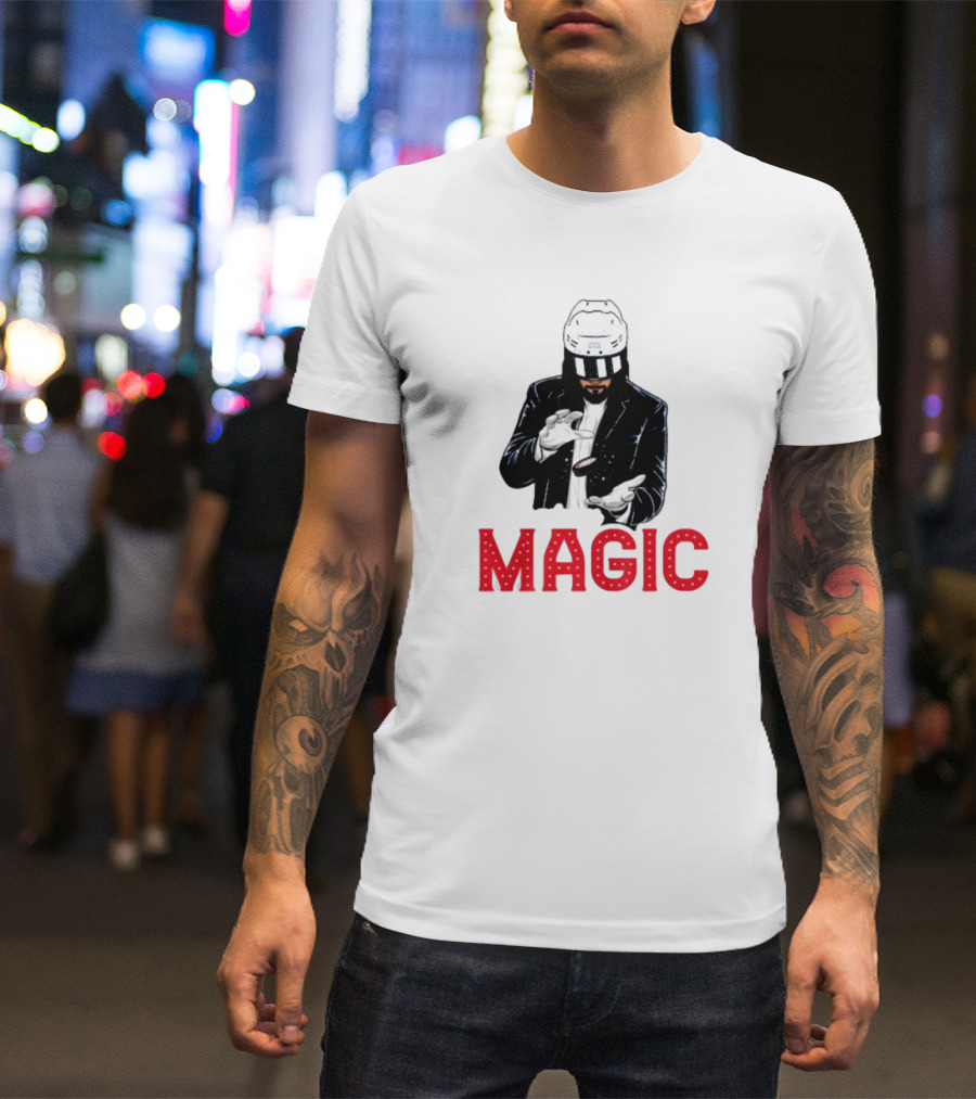 New York Rangers Broadway Magic Hockey Illusion T-Shirt