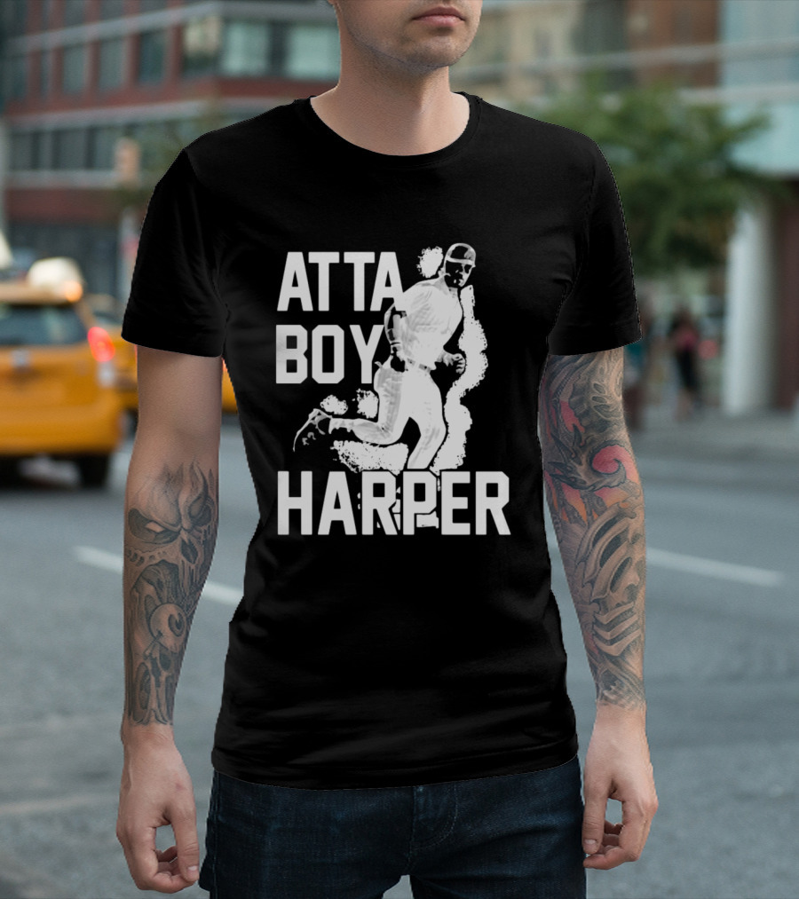 Atta Boy Harper Baseball Player Running T-Shirt
