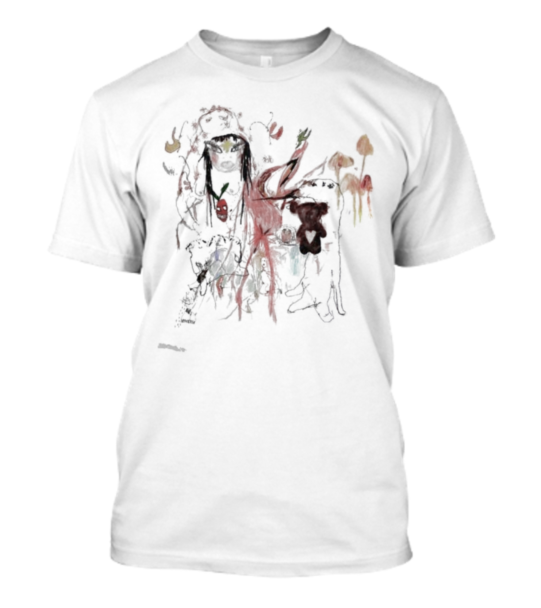 Beabadoobee Beatopia Unique Abstract Imagery With Bears And Fruits T-Shirt