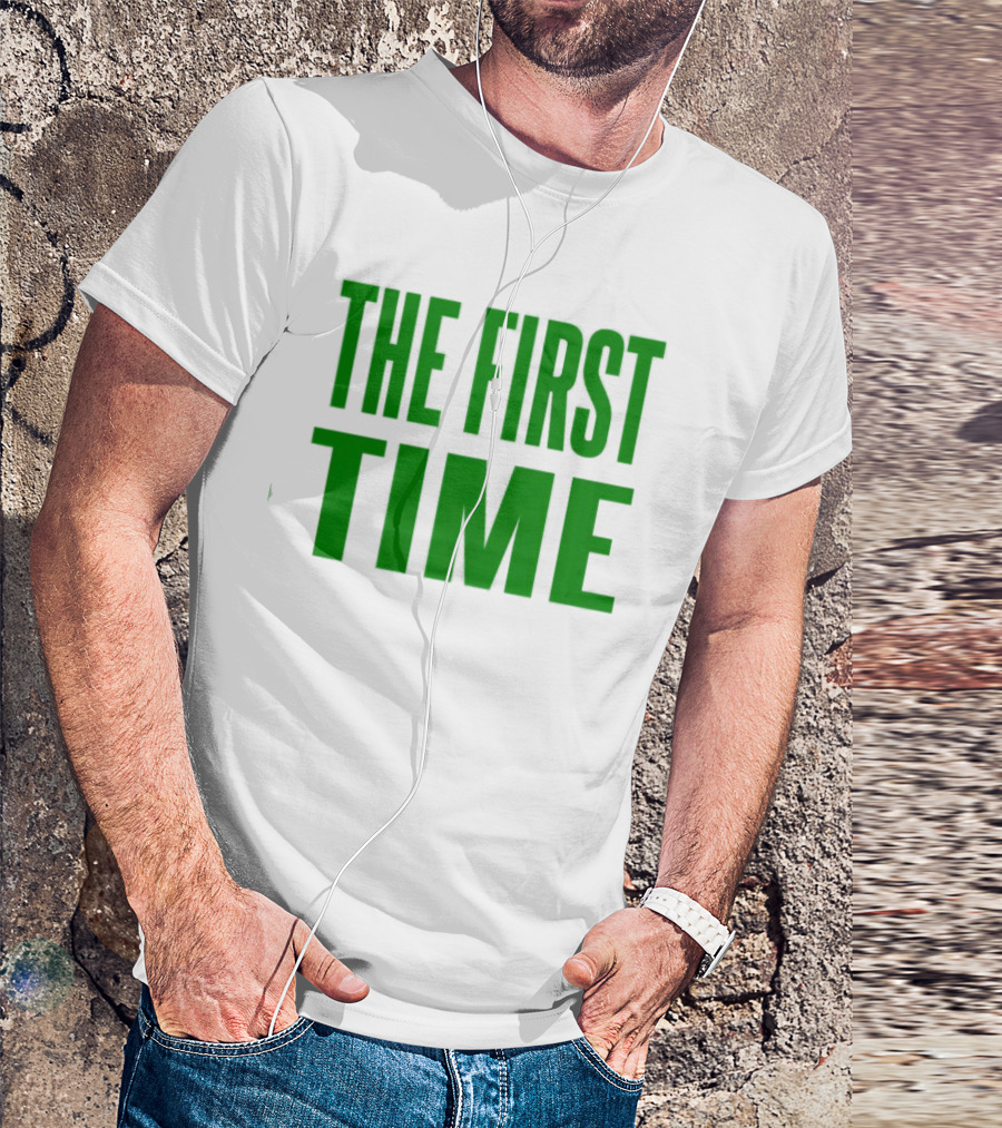 The Kid Laroi The First Time Bold Green Text T-Shirt