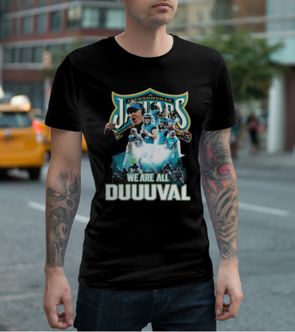 Jacksonville Jaguars Players We Are All Duuuval Victory T-Shirt