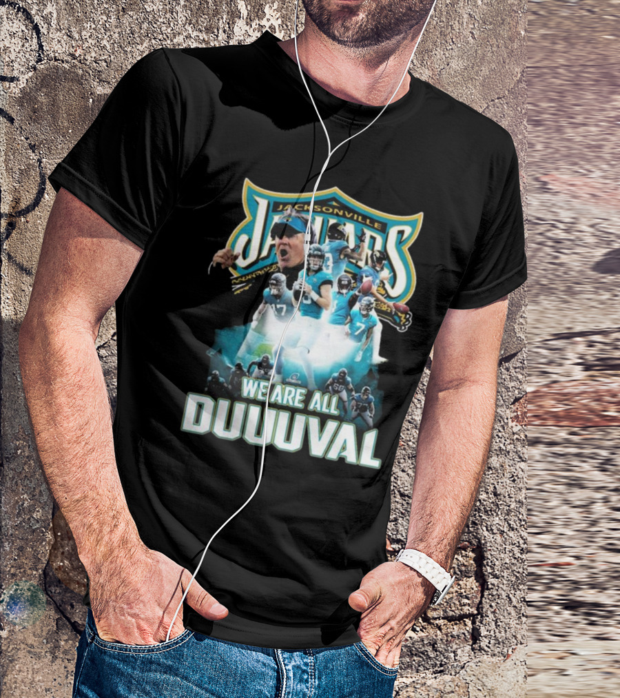 Jacksonville Jaguars Players We Are All Duuuval Victory T-Shirt