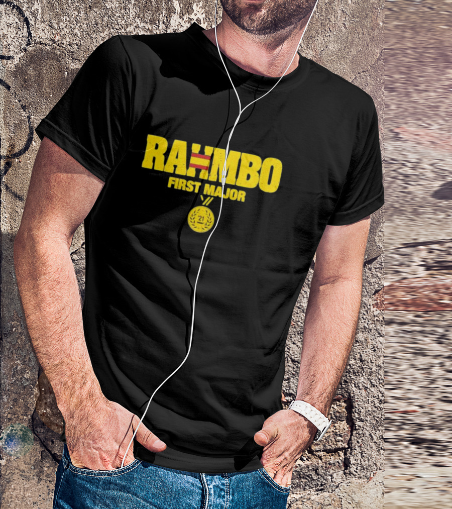 RAHMBO First Major 21 Medal T-Shirt