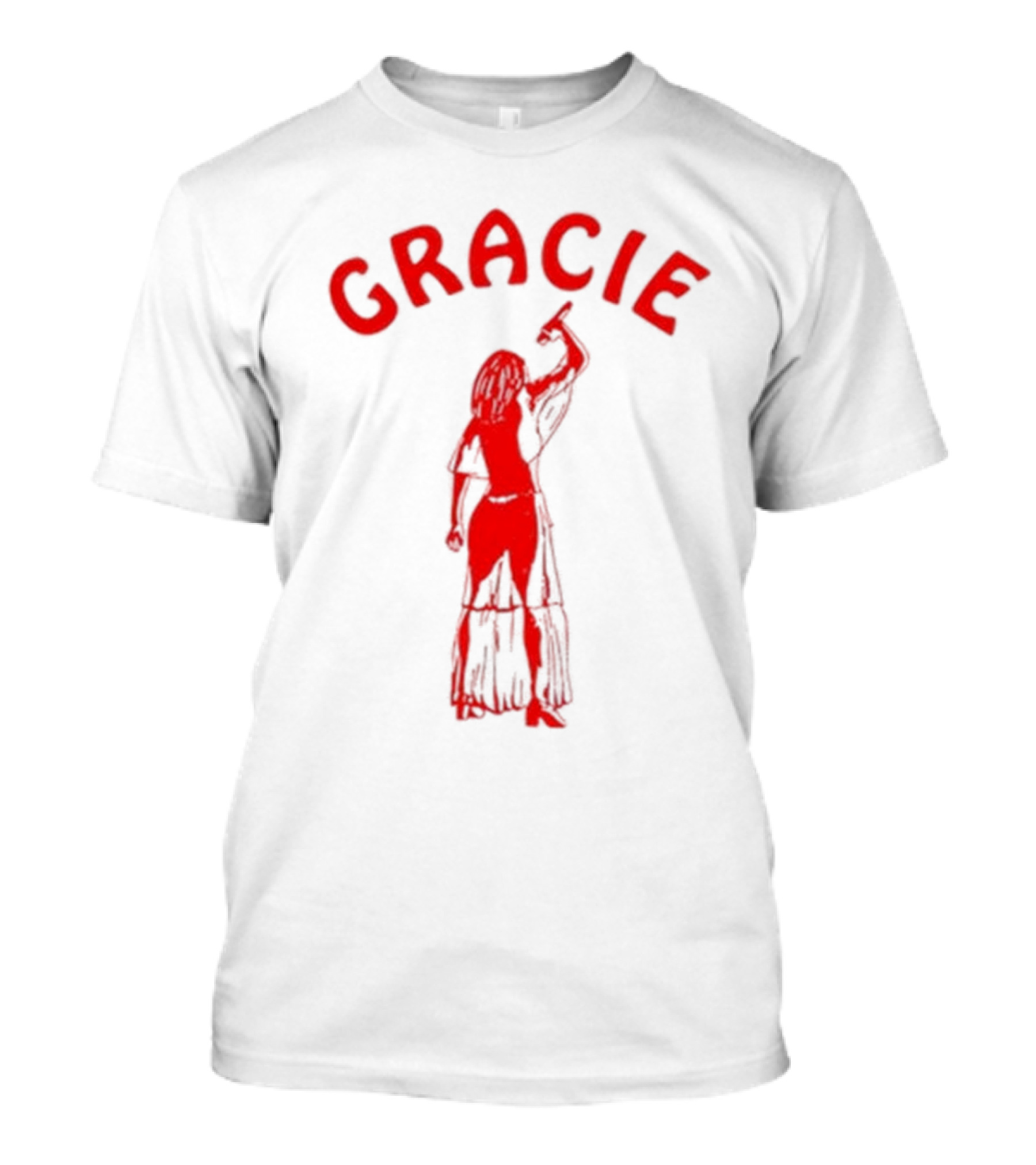 Gracie Abrams Gracie Red Illustration Image T-Shirt