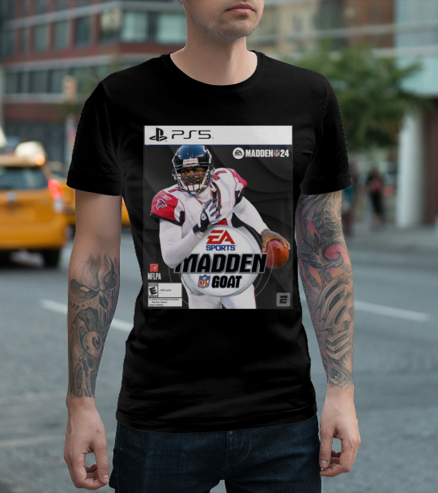 PS5 EA Sports Madden 24 NFLPA Michael Vick Madden GOAT NFL T-Shirt