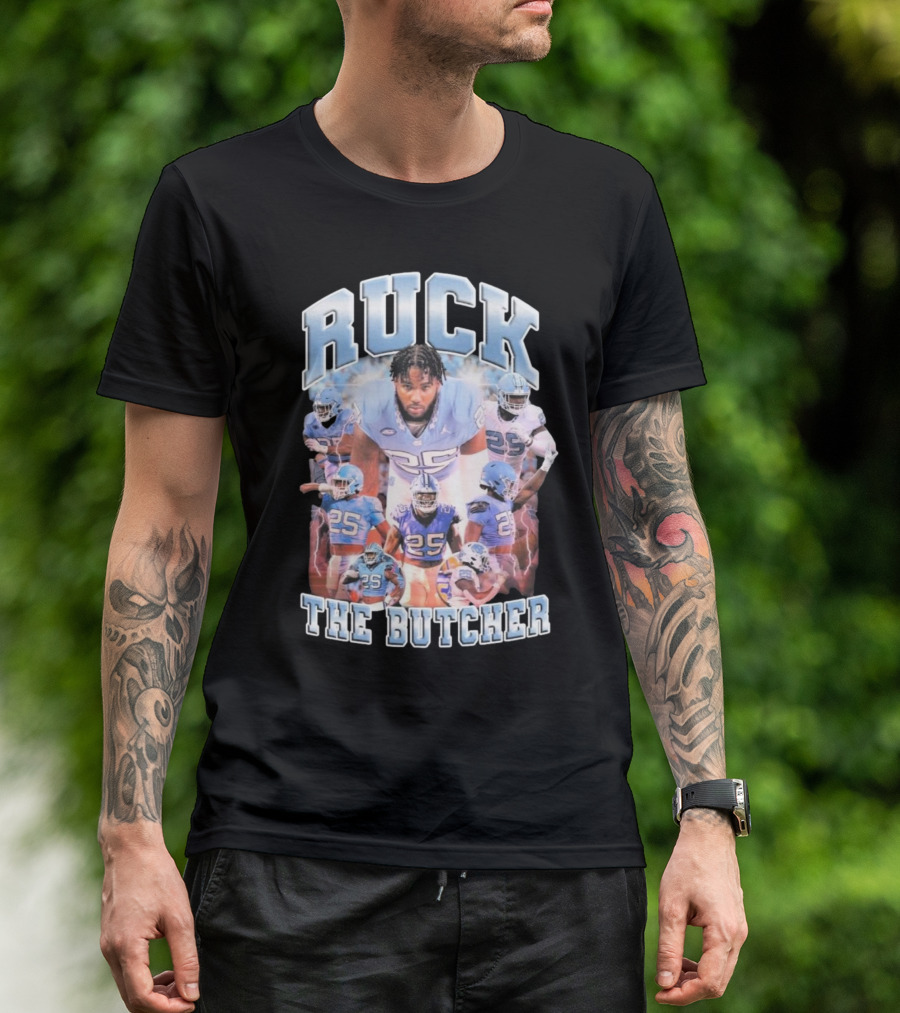 RUCK The Butcher 25 Football Montage T-Shirt