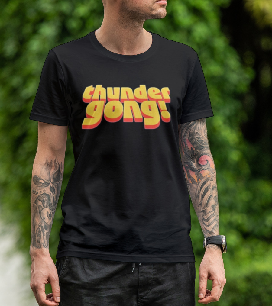Thunder Gong 3D Retro T-Shirt