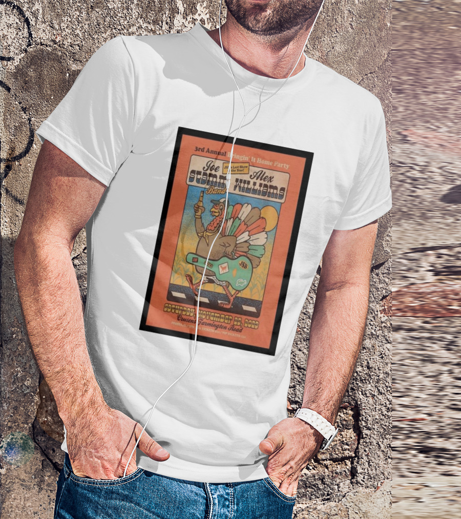 3rd Annual Bringin' It Home Party Joe Stamm Band Alex Williams Peoria November 11 Coussens Farmington Road T-Shirt
