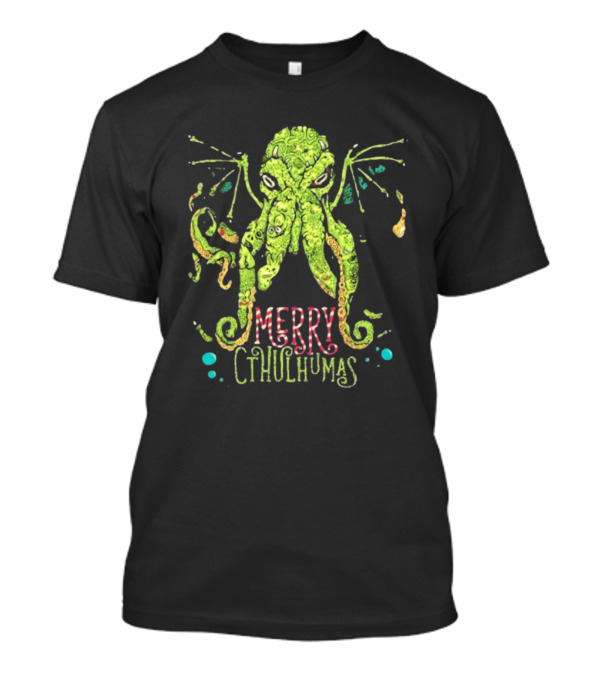 Merry Cthulhumas Christmas Cthulhu Holiday Lovecraft T-Shirt