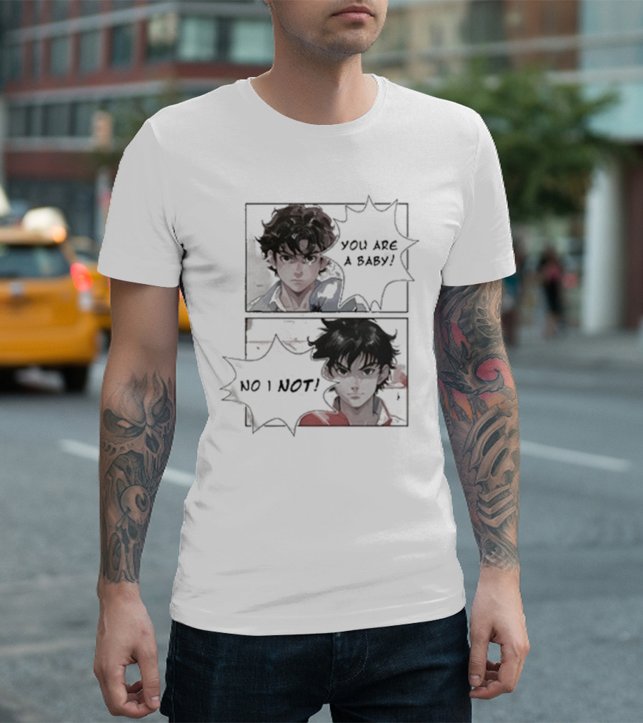 Slushynoobz You Are a Baby No I Not Anime Character Exchange T-Shirt