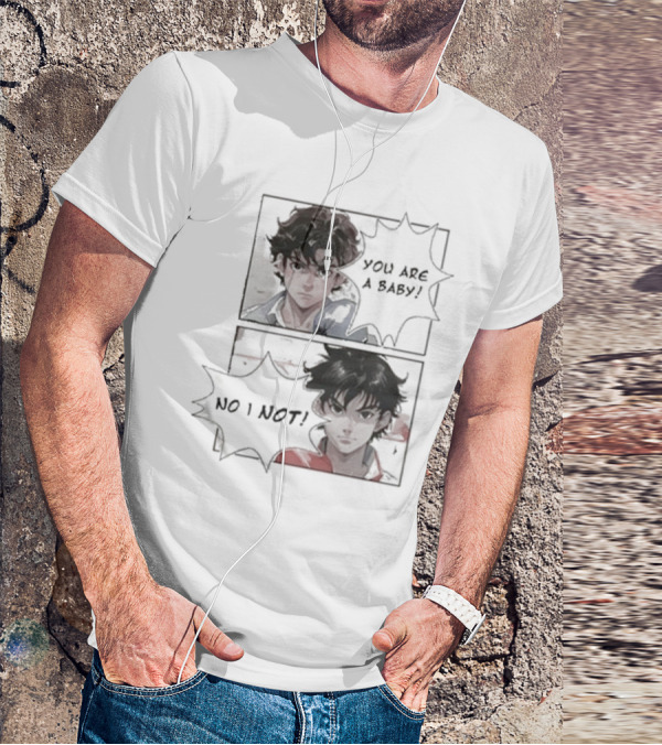 Slushynoobz You Are A Baby No I Not Anime Character Exchange T-Shirt